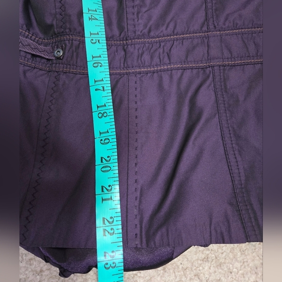 Crisca Purple Oversized Ruffle Neck Jacket. Size 8 - Picture 14 of 14